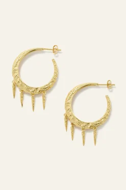 Ba&Sh ALENA pendientes de aro ORO Sale
