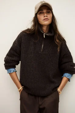 Ba&Sh BELTANE loose fit MARRON Discount