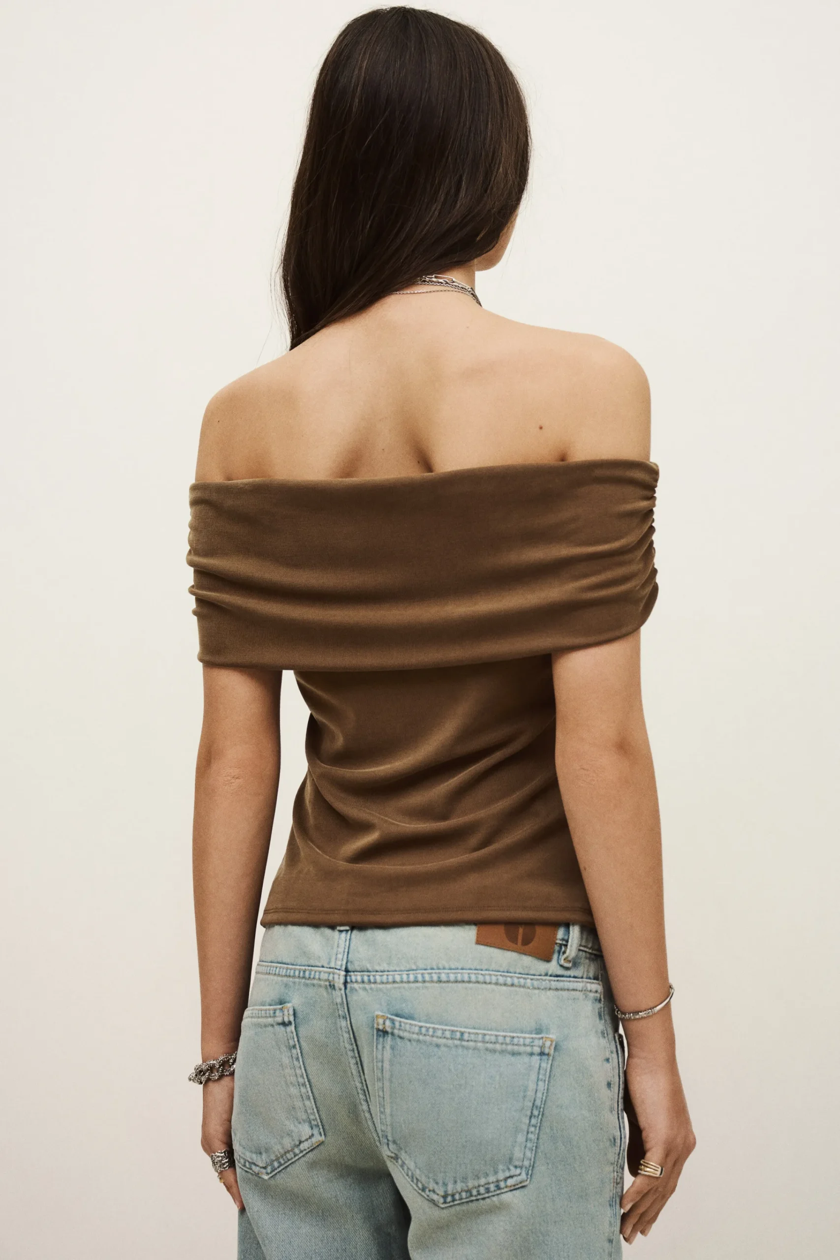 Ba&Sh BENE TOP MARRON Clearance