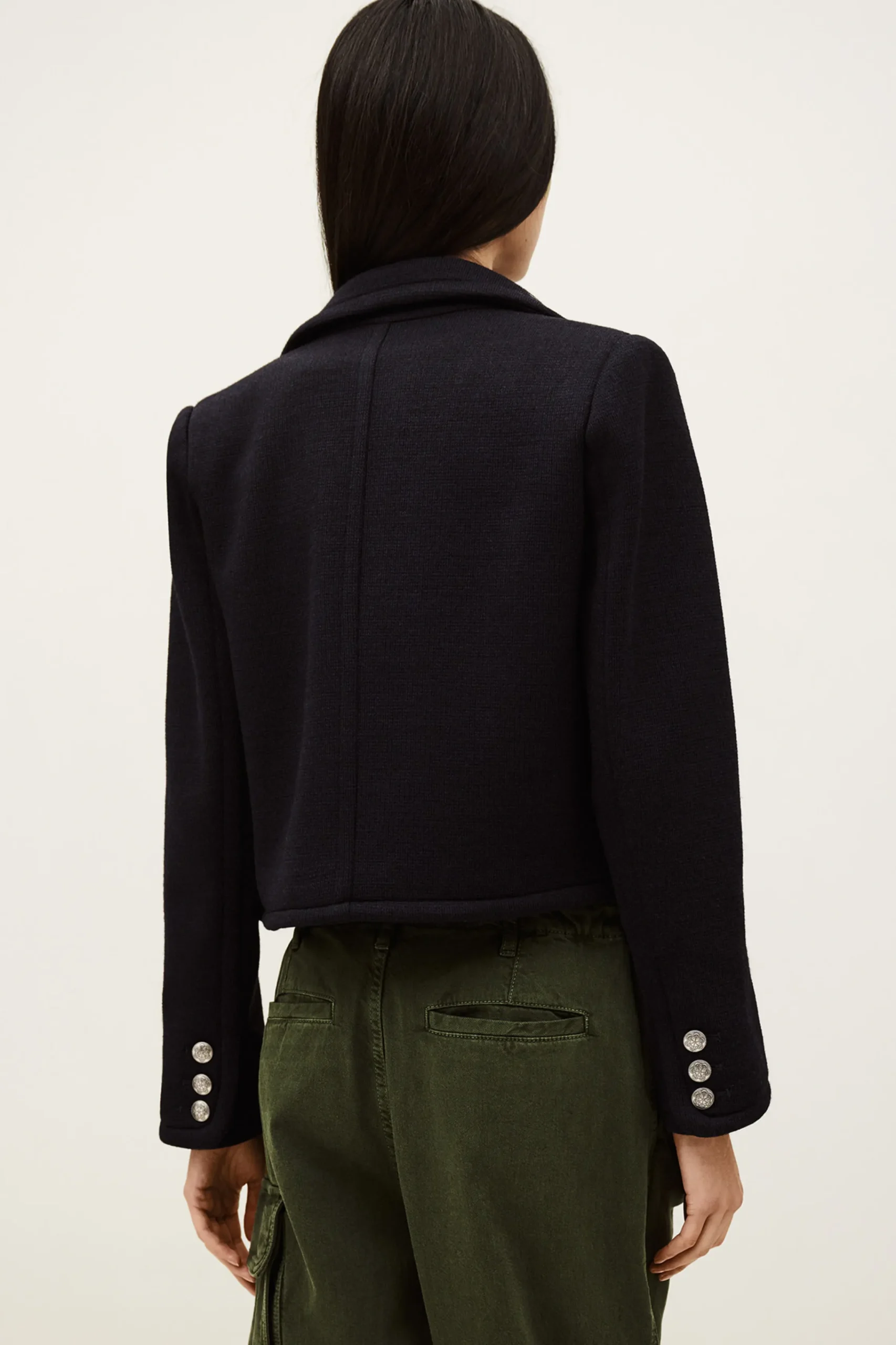 Ba&Sh BERADITH chaqueta corta ajustada AZUL Best
