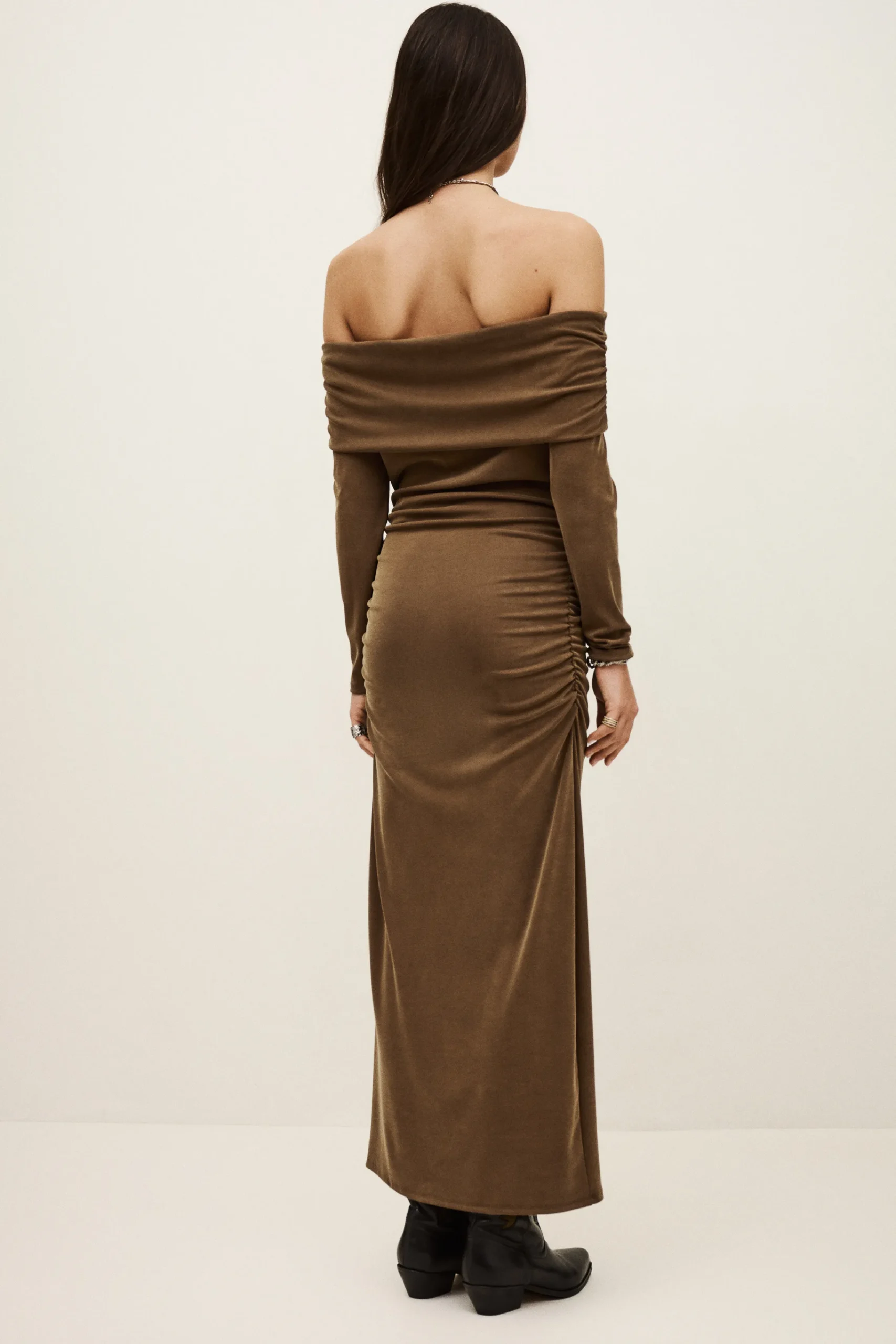 Ba&Sh BETTINA DRESS MARRON Hot
