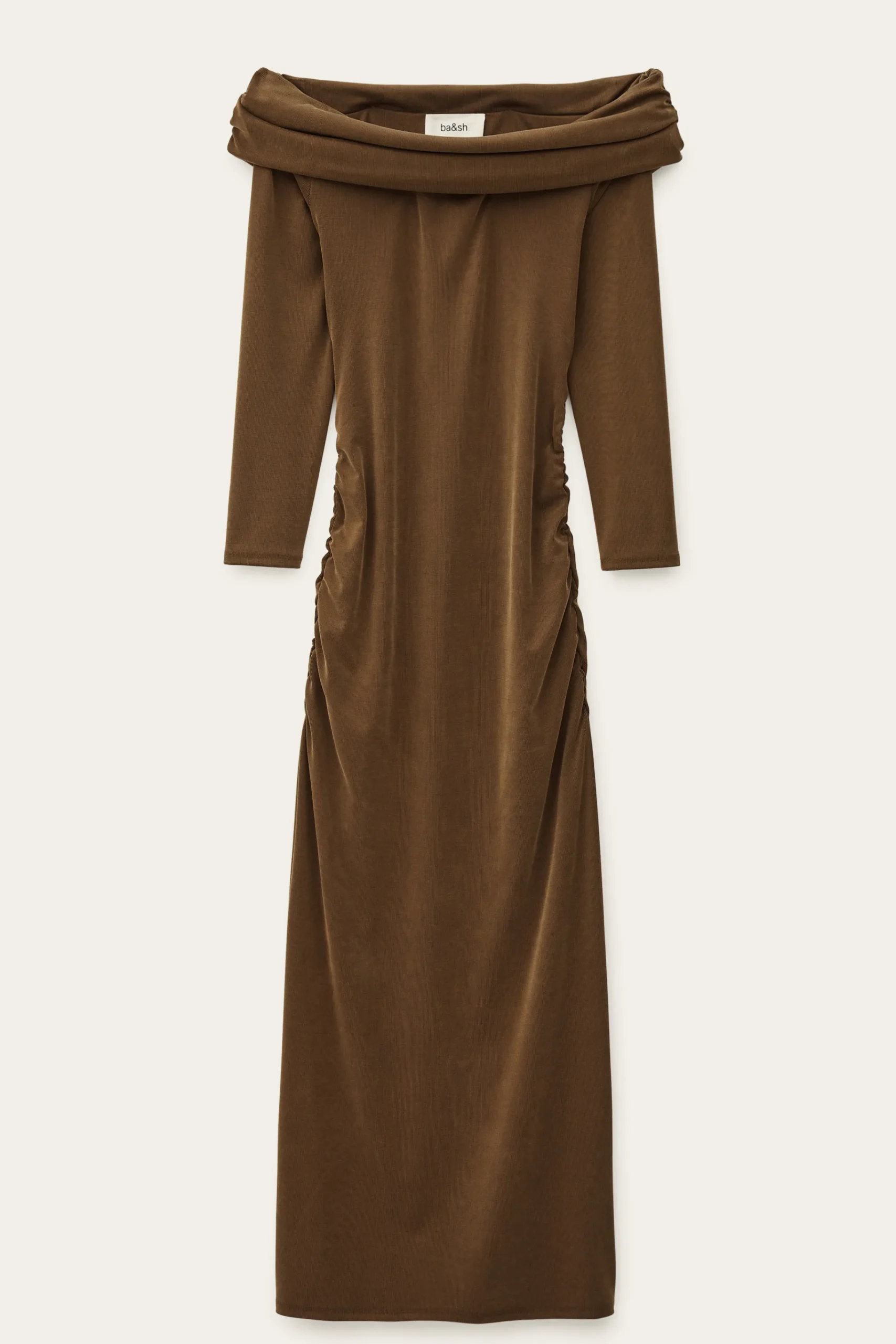 Ba&Sh BETTINA DRESS MARRON Hot