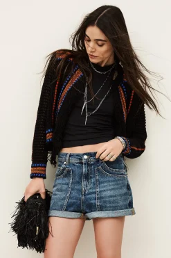 Ba&Sh BIANCA cárdigan de punto € 95 NEGRO Best