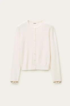 Ba&Sh BIJOT CARDIGAN ECRU Hot