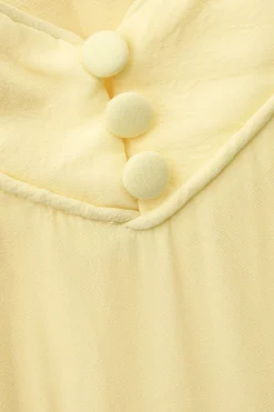 Ba&Sh BILONA vestido corto AMARILLO Outlet