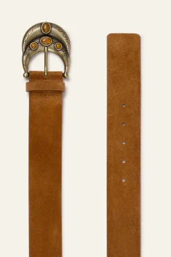 Ba&Sh BOLBI cinturón ancho € 145 MARRON New