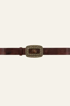 Ba&Sh BONI cinturón de cuero € 155 MARRON Sale