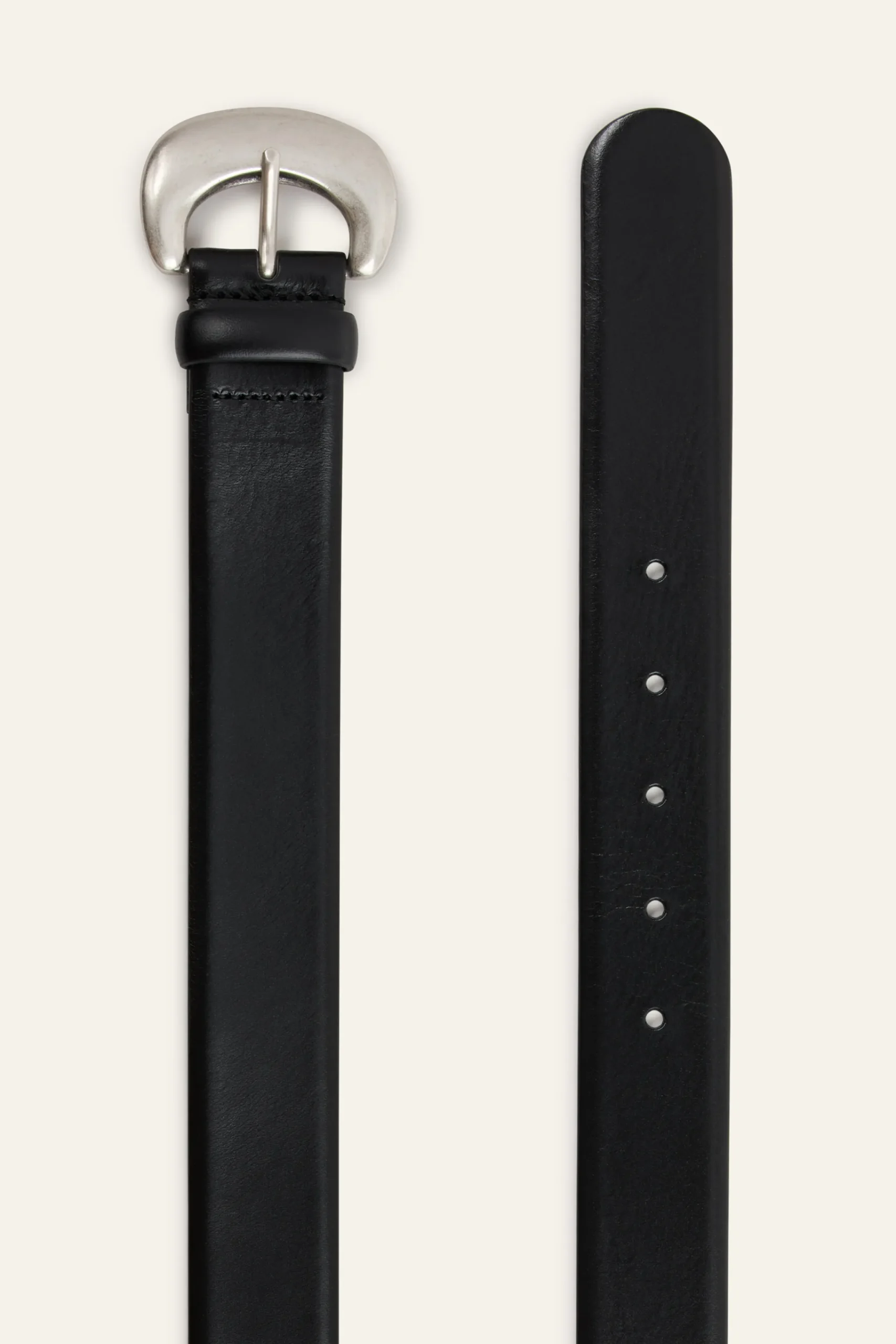 Ba&Sh BRAD cinturón de cuero € 130 € 91 NEGRO Outlet