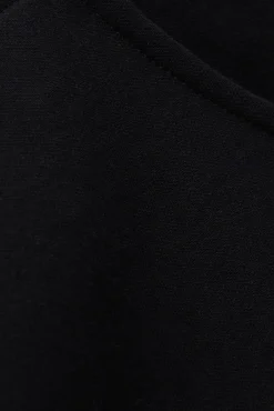 Ba&Sh BRANNY top abullonado tipo kimono NEGRO