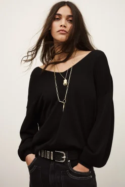 Ba&Sh BRENDA JUMPER NEGRO New