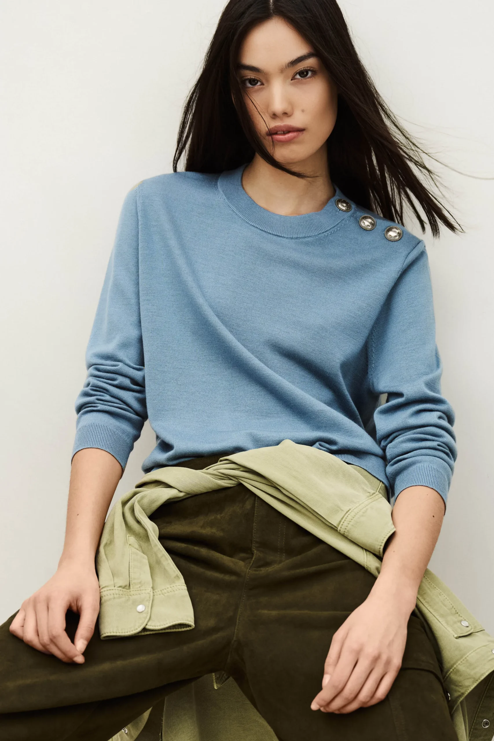 Ba&Sh BYLEIL JUMPER NEGRO Discount