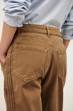 Ba&Sh CALI pantalón carrot € 195 MARRON Discount