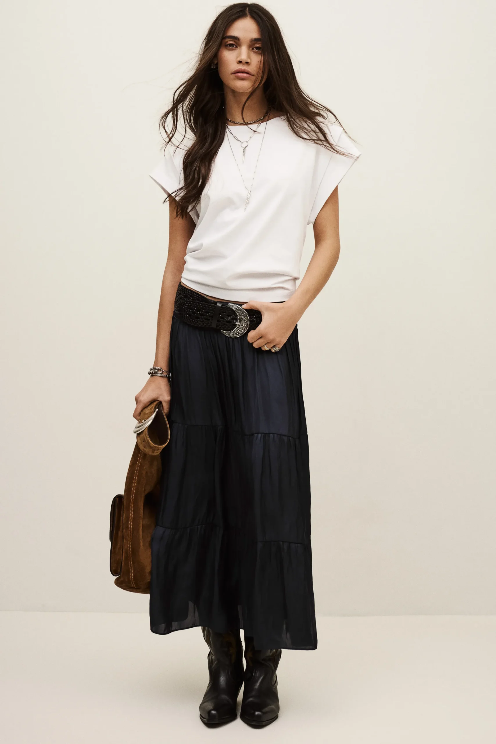 Ba&Sh CAMYLA SKIRT AZUL Sale