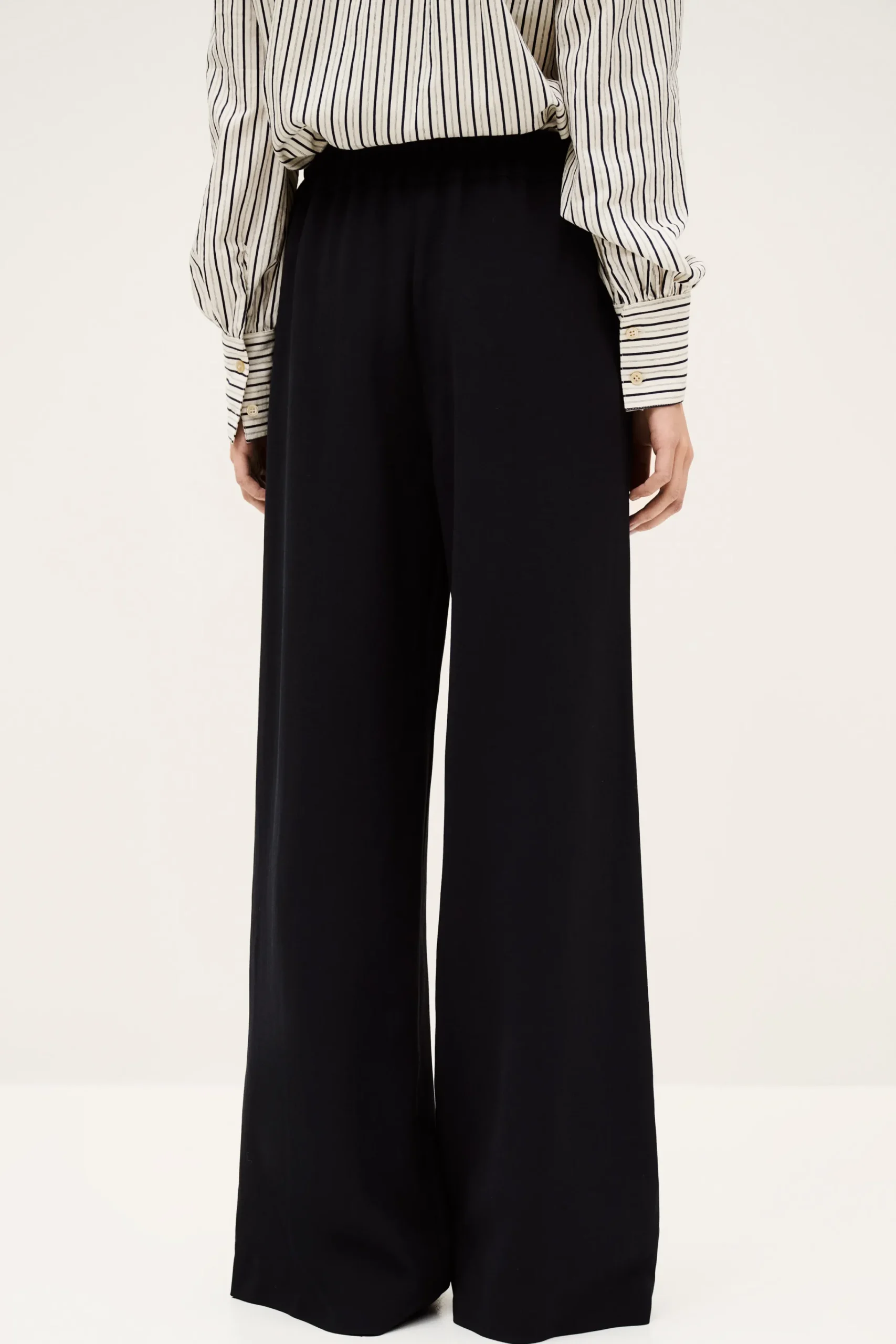 Ba&Sh CARLOS pantalones anchos a medida € 215 € 172 AZUL Outlet