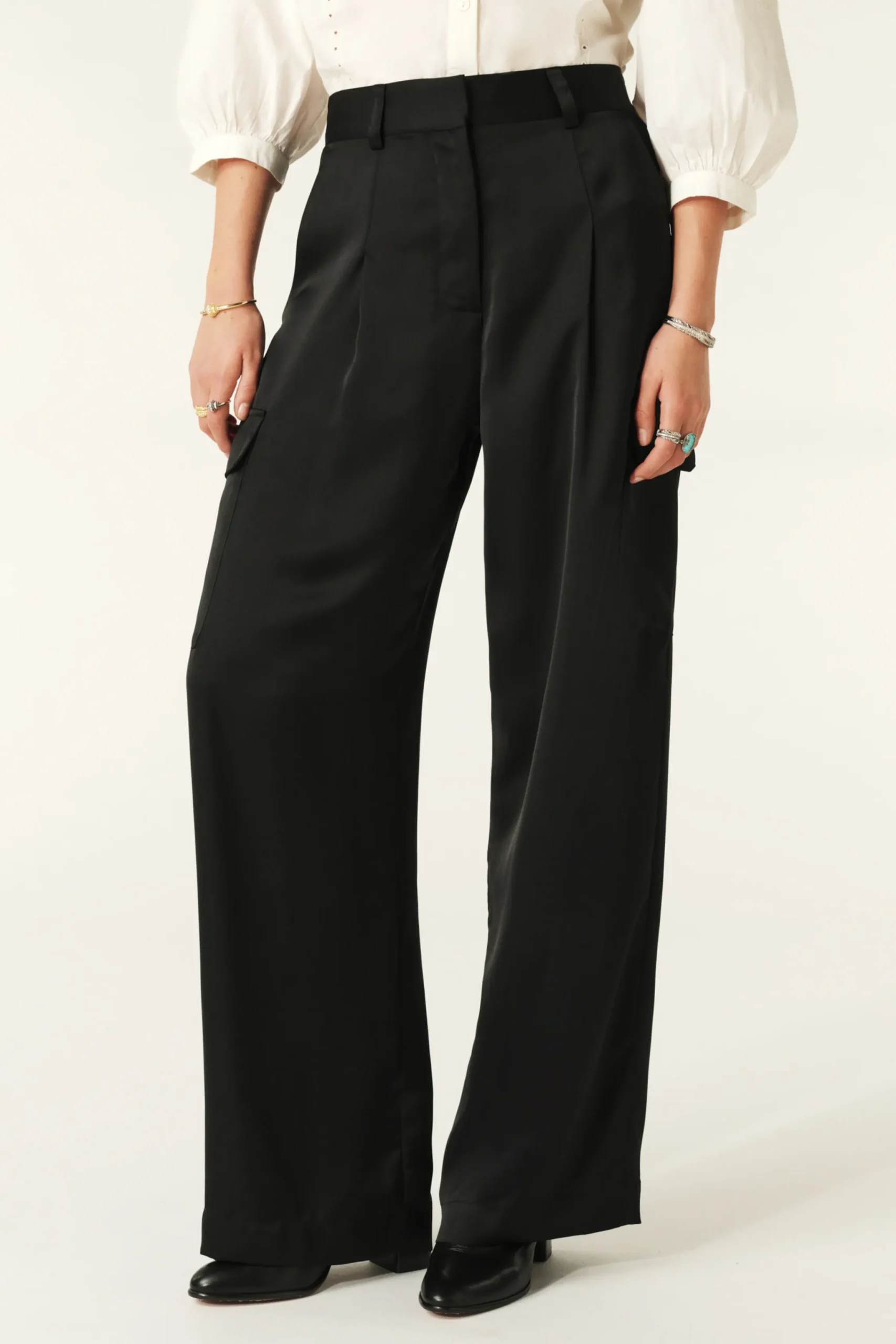 Ba&Sh CARY pantalones de traje NEGRO Sale