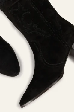 Ba&Sh CASEY botas estilo western NEGRO