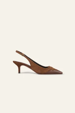 Ba&Sh CASTA zapatos de salón con correa trasera € 295 MARRON Discount