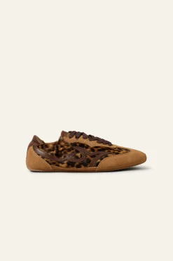 Ba&Sh CELLESTE zapatillas de piel suave IMPRESO Sale