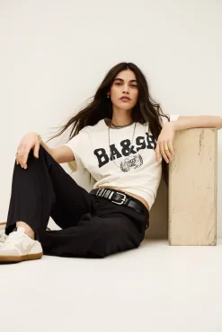 Ba&Sh CELY pantalón de traje ancho € 225 € 157,50 AZUL Discount