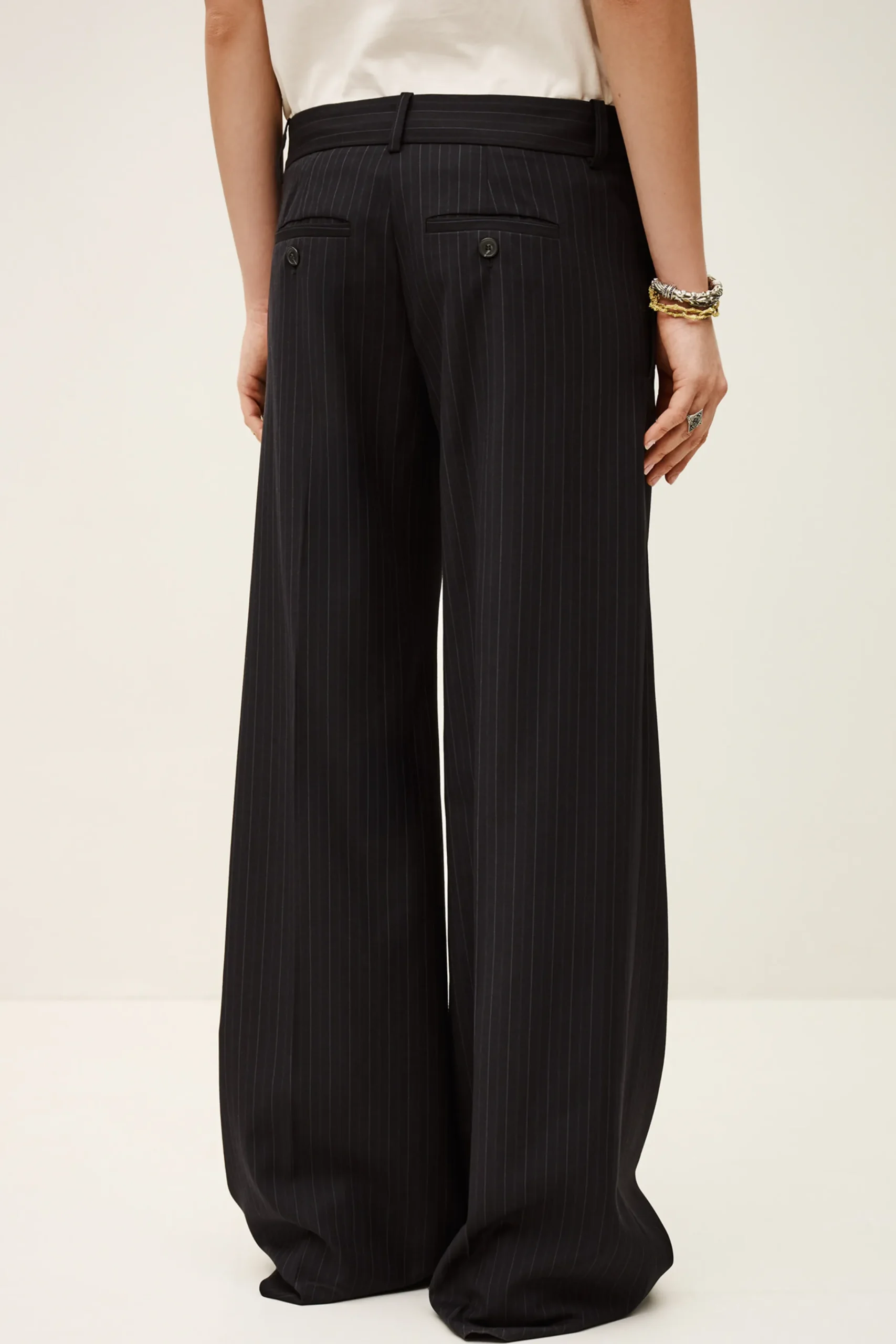 Ba&Sh CELY pantalón de traje ancho € 225 € 157,50 AZUL Discount