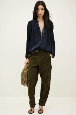 Ba&Sh CESIRA SHIRT AZUL Outlet
