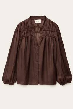 Ba&Sh CESSIA camisa de manga larga MARRON Online