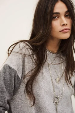 Ba&Sh CHAYA JUMPER GRIS Sale