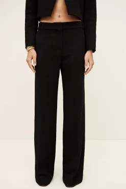 Ba&Sh CHAZA pantalón recto € 195 NEGRO Hot