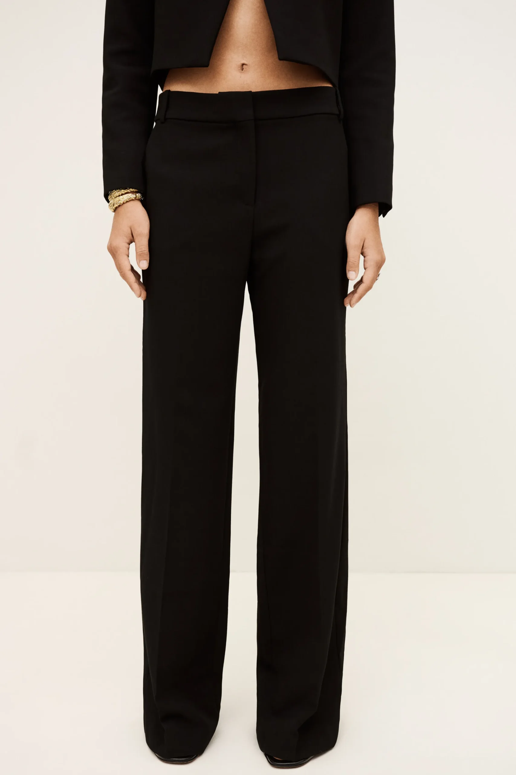 Ba&Sh CHAZA pantalón recto € 195 NEGRO Hot