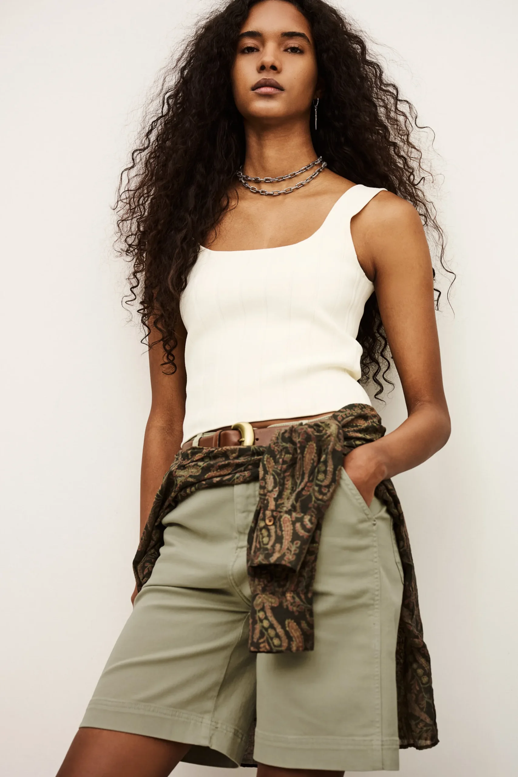 Ba&Sh CHILA top de punto ECRU Sale