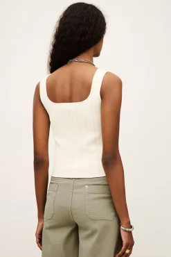 Ba&Sh CHILA top de punto ECRU Sale