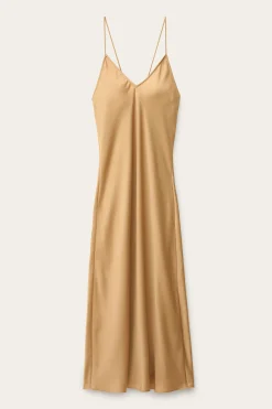 Ba&Sh CIANA vestido midi MARRON Clearance