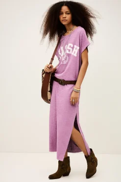 Ba&Sh CIVIA vestido tipo camiseta PINK Hot