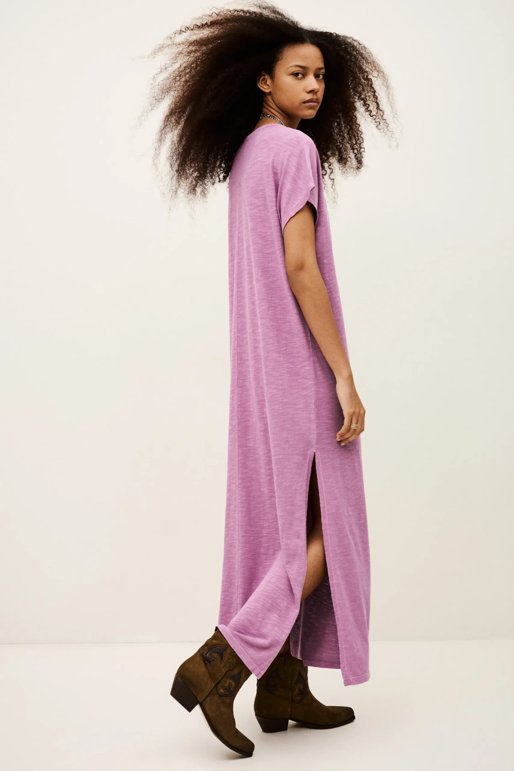Ba&Sh CIVIA vestido tipo camiseta PINK Hot