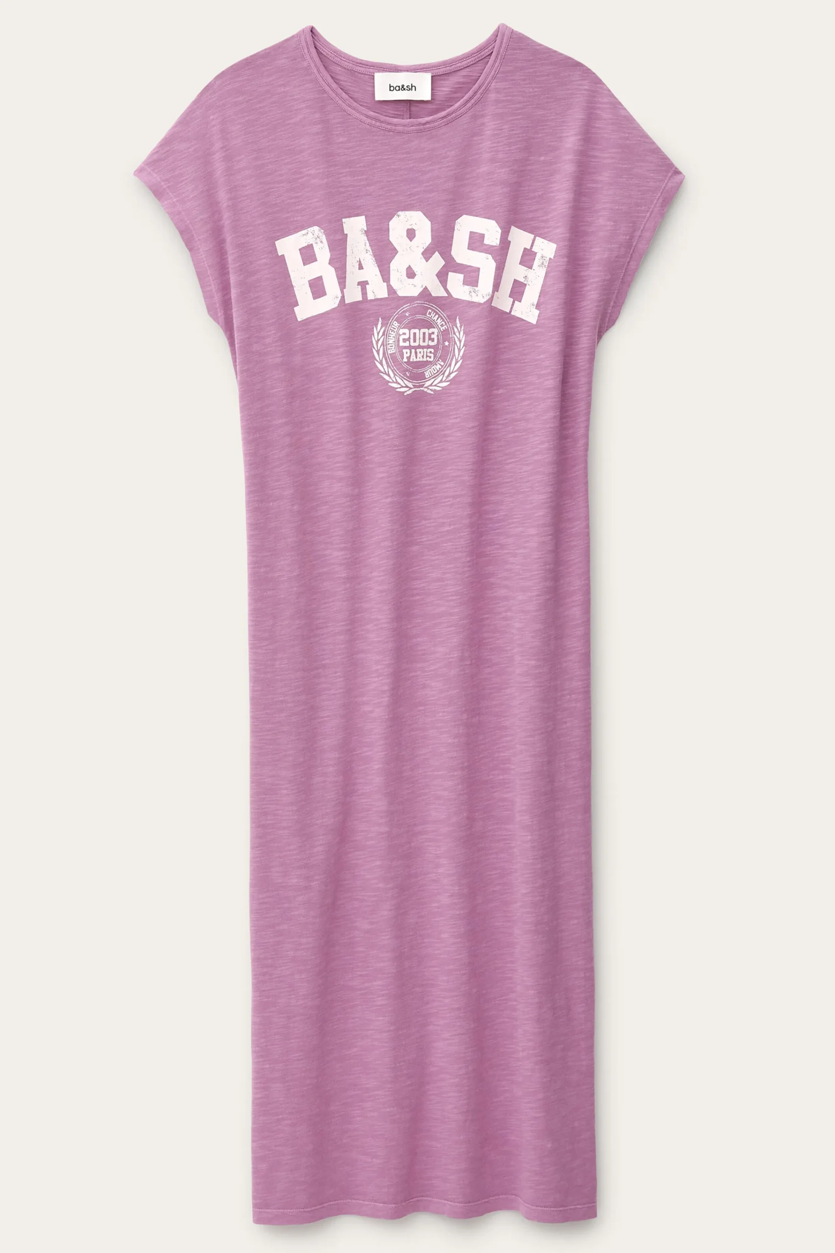 Ba&Sh CIVIA vestido tipo camiseta PINK Hot