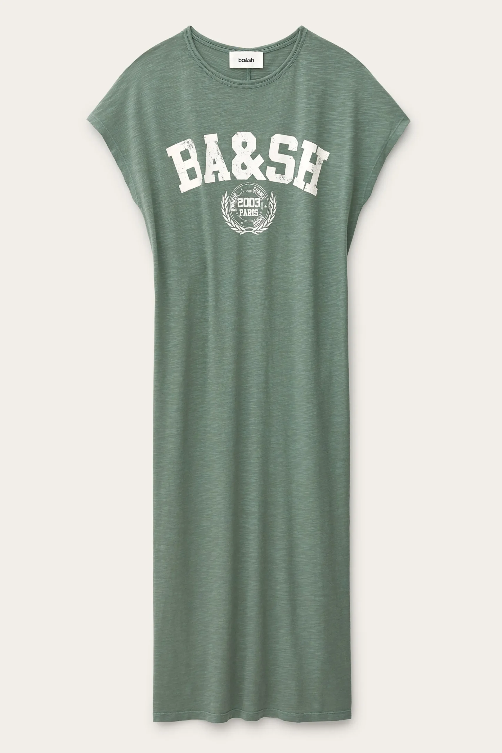 Ba&Sh CIVIA vestido tipo camiseta VERDE Online