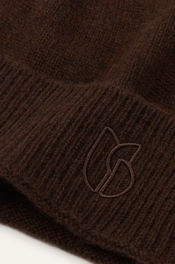 Ba&Sh COBO gorro de cachemira MARRON