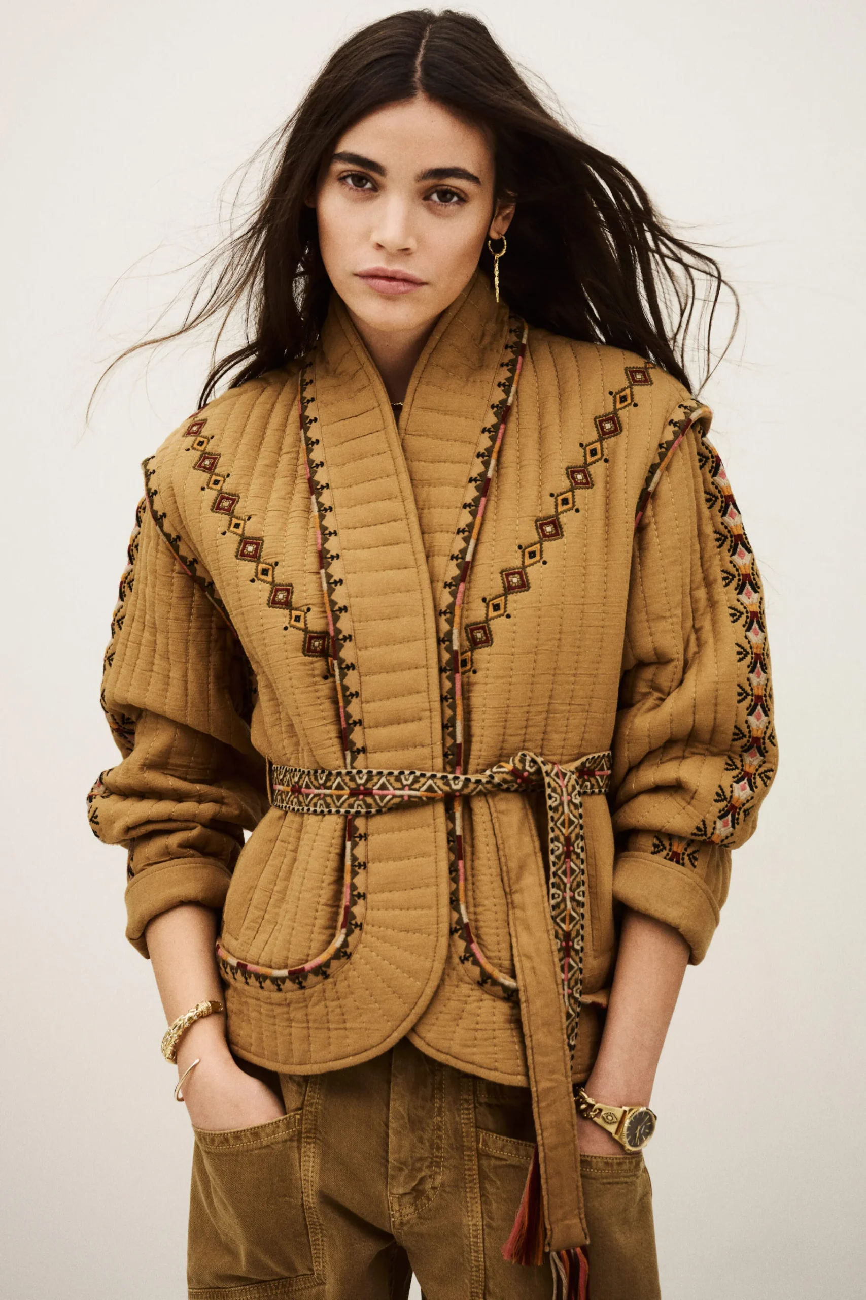 Ba&Sh COCOON JACKET MARRON Clearance