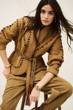Ba&Sh COCOON JACKET MARRON Clearance