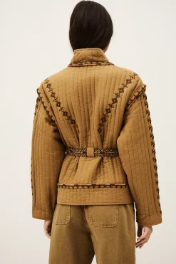 Ba&Sh COCOON JACKET MARRON Clearance