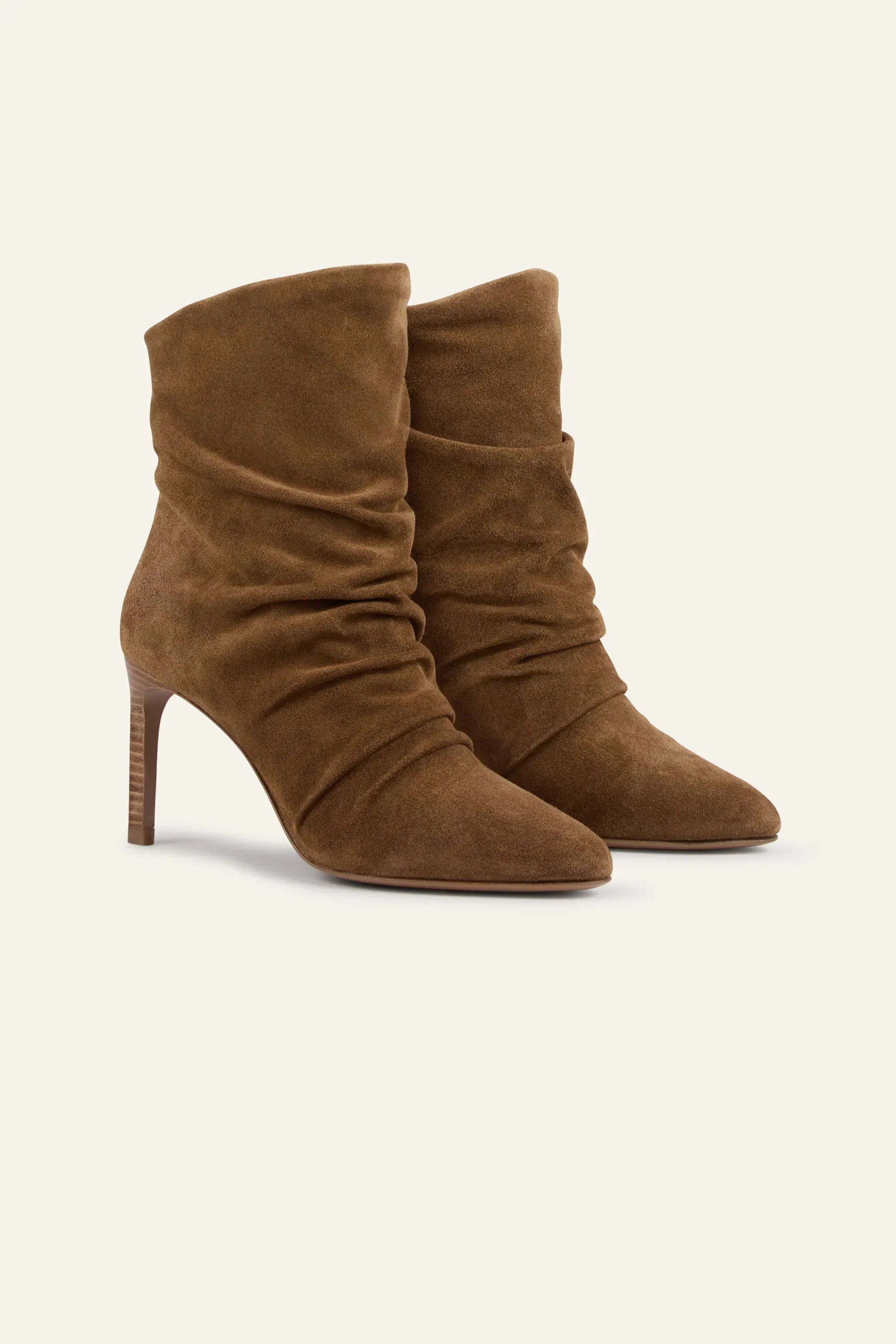 Ba&Sh COLIVIA botines de tacón de ante MARRON Online