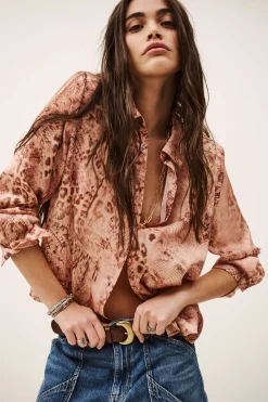 Ba&Sh CORNELIA SHIRT PINK Online