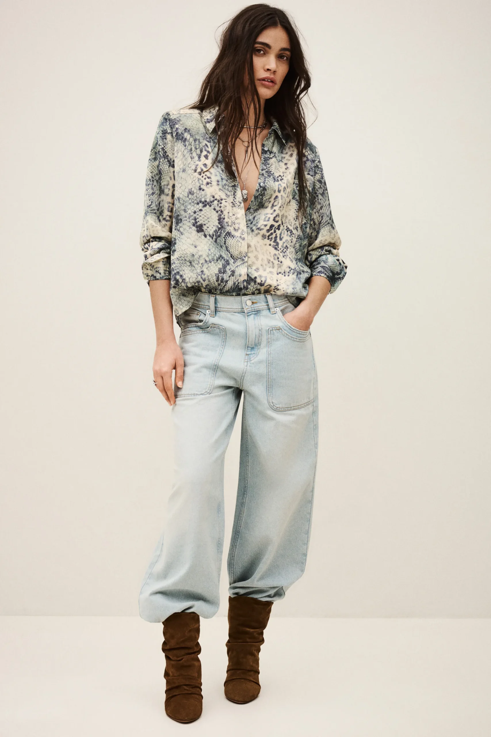 Ba&Sh CORNELIA SHIRT AZUL Online