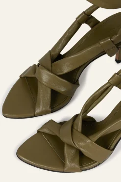 Ba&Sh COVILLA sandalias de tacón VERDE Sale