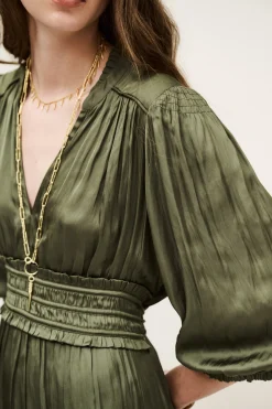Ba&Sh CYRIALA vestido corto VERDE Best