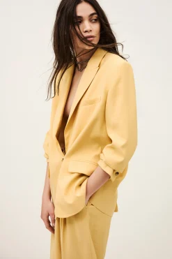 Ba&Sh DALENA chaqueta de traje AMARILLO Clearance