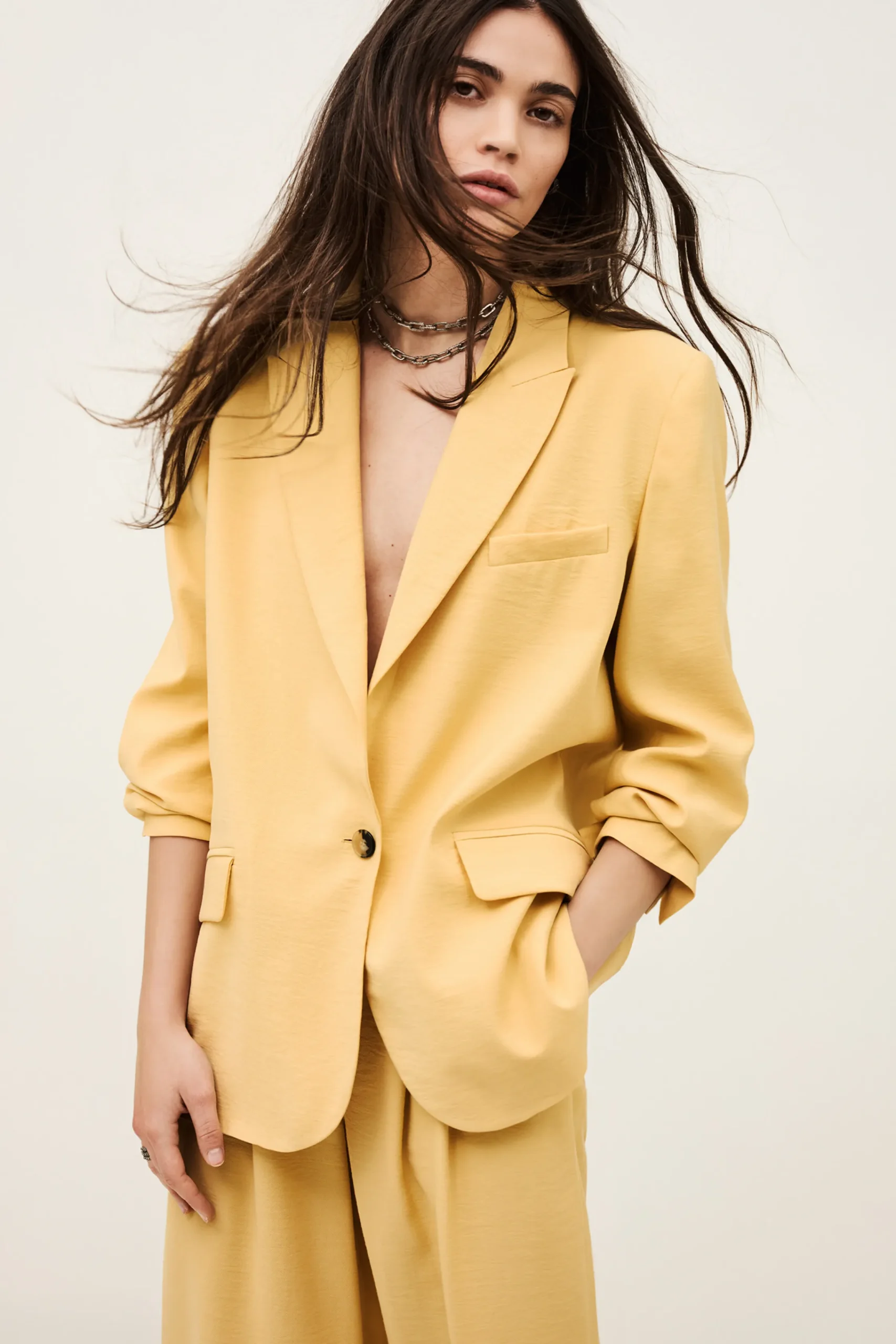 Ba&Sh DALENA chaqueta de traje AMARILLO Clearance