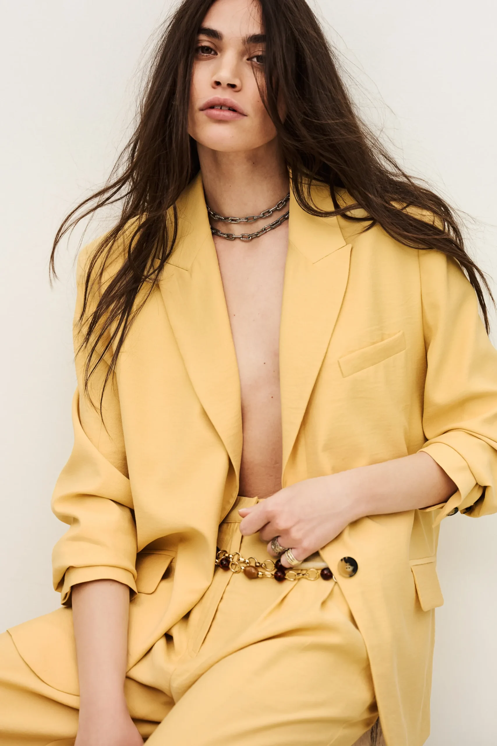 Ba&Sh DALENA chaqueta de traje AMARILLO Clearance