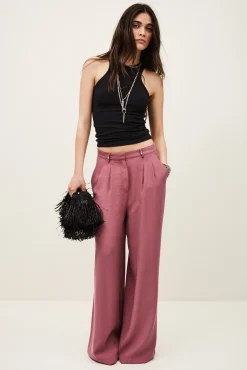 Ba&Sh DEANA pantalón recto € 195 PINK Hot
