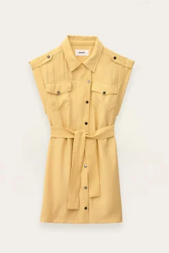 Ba&Sh DIALA vestido corto AMARILLO Clearance